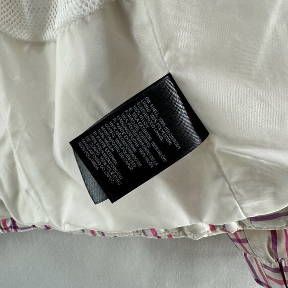 The North Face Jacket Womens Sz M Venture Rain Hyvent Full Zip White/Pink/Purple - Picture 10 of 13